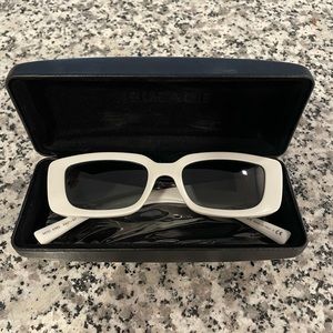 Versace 4382 Sunglasses / White with Gold